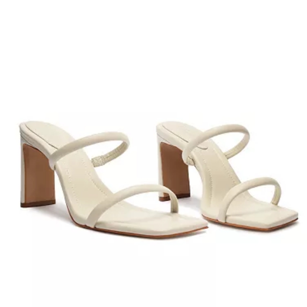 Schutz Women's Ully Tab High Block Sandals Size 9.5